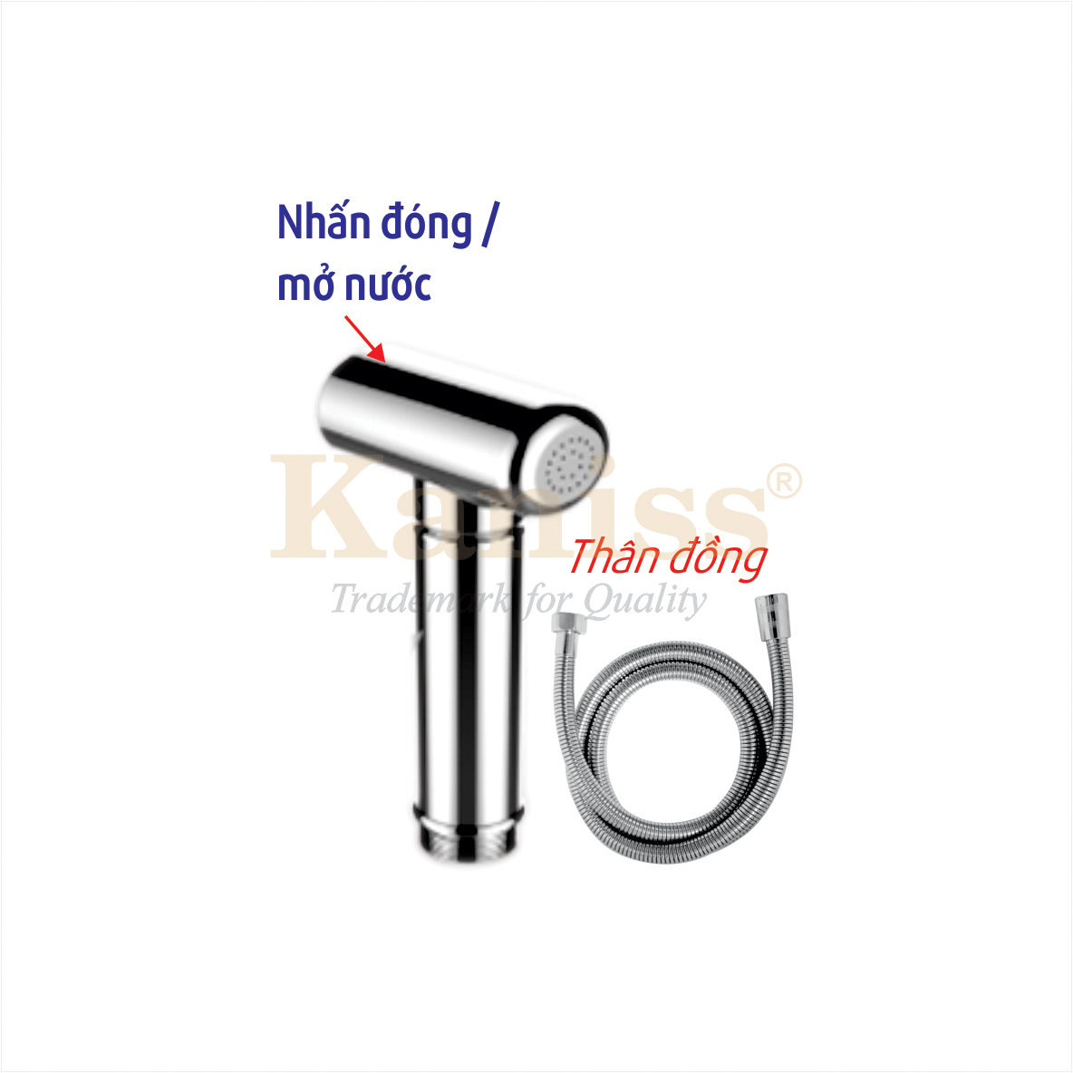 KS-0602 Vòi xịt nhấn cao cấp