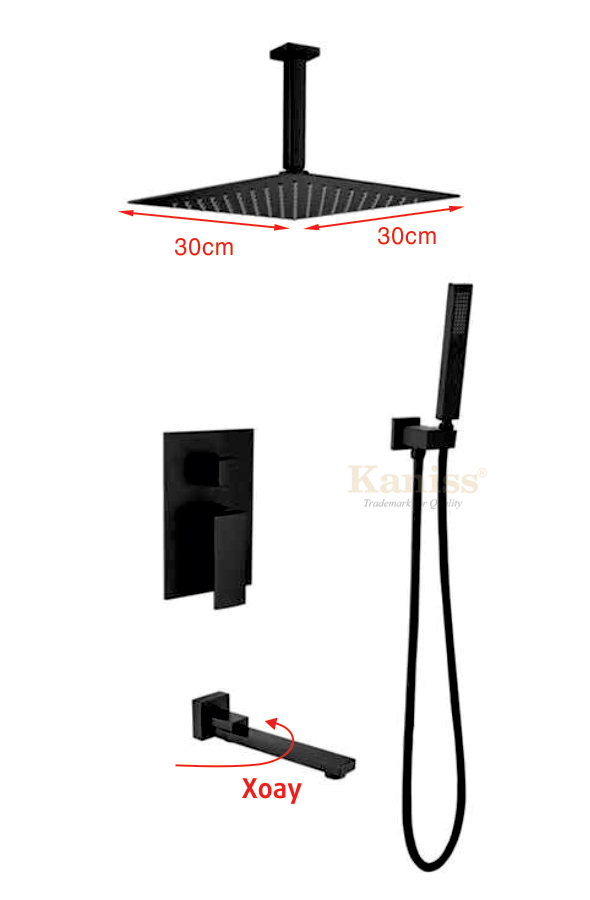 KS-3026AD Sen tắm nóng lạnh âm trần