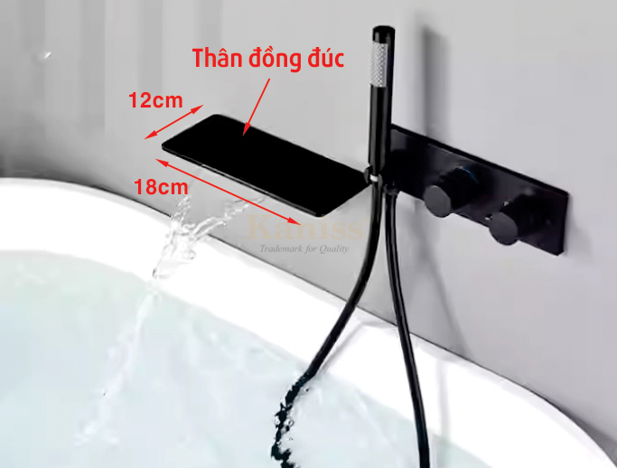 KS-3069BD Bộ vòi sen nóng lạnh