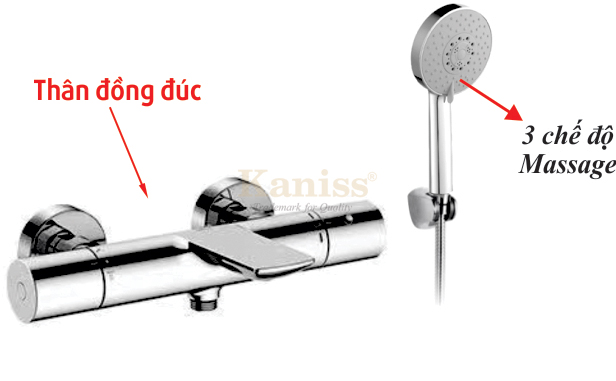 KS-2060B Bộ vòi sen nóng lạnh
