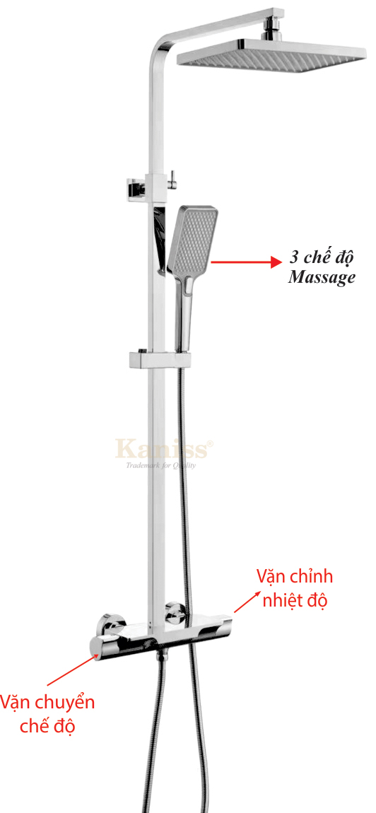 KS-2062M Sen tắm đứng nóng lạnh