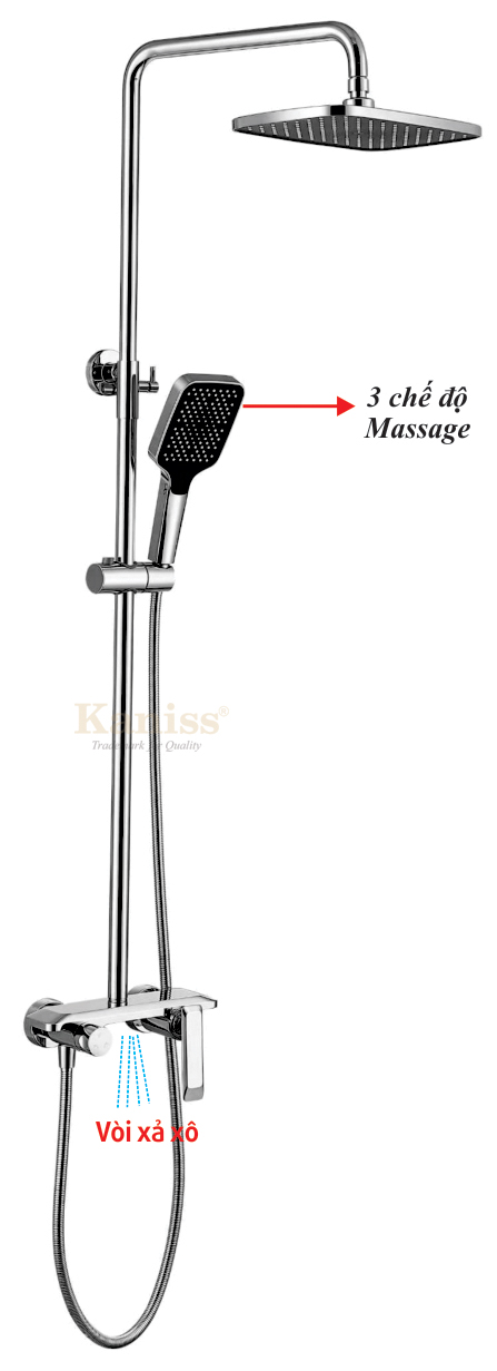 KS-2029N Sen tắm đứng nóng lạnh