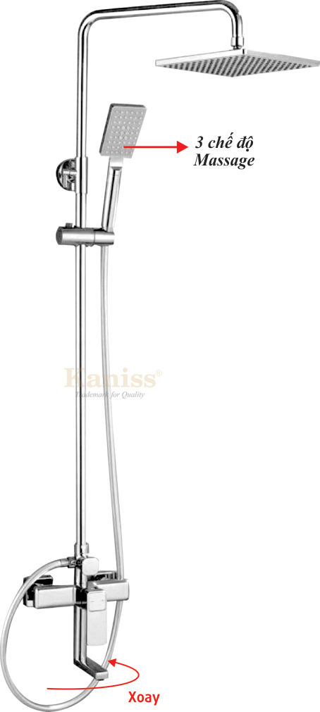 KS-2053 Sen tắm đứng nóng lạnh