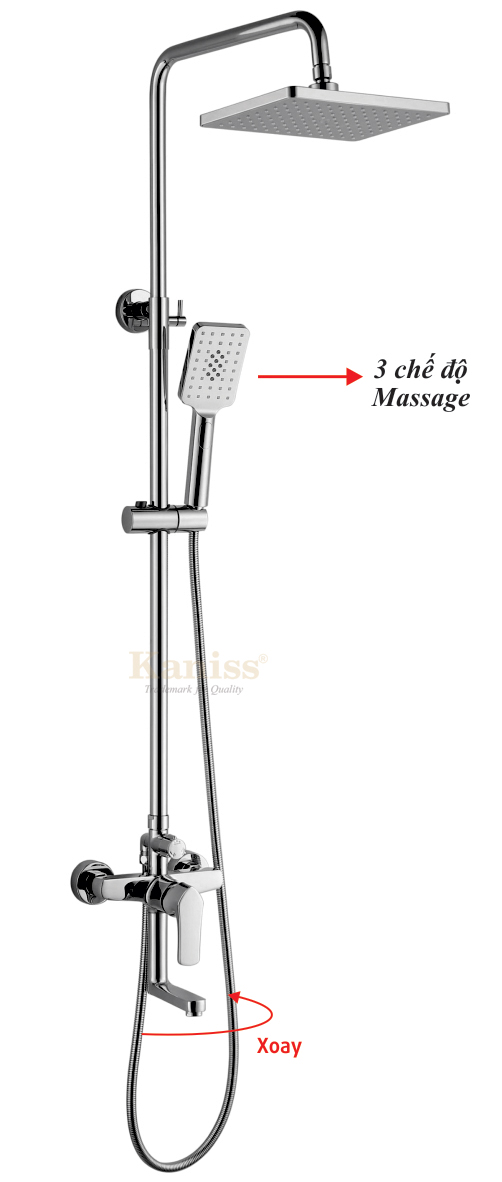 KS-2082N Sen tắm đứng nóng lạnh