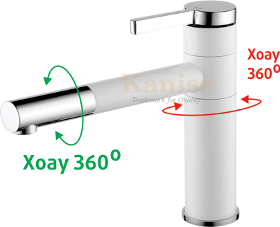 KS-4203 Vòi lavabo nóng lạnh