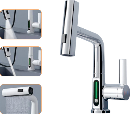 KS-2268E Vòi lavabo nóng lạnh