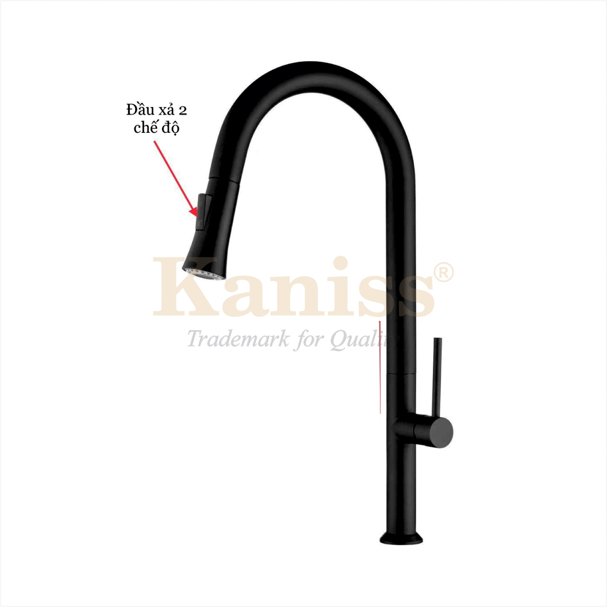 KS-5319RD Vòi chén lạnh dây rút